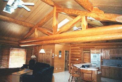 Log Home Interior